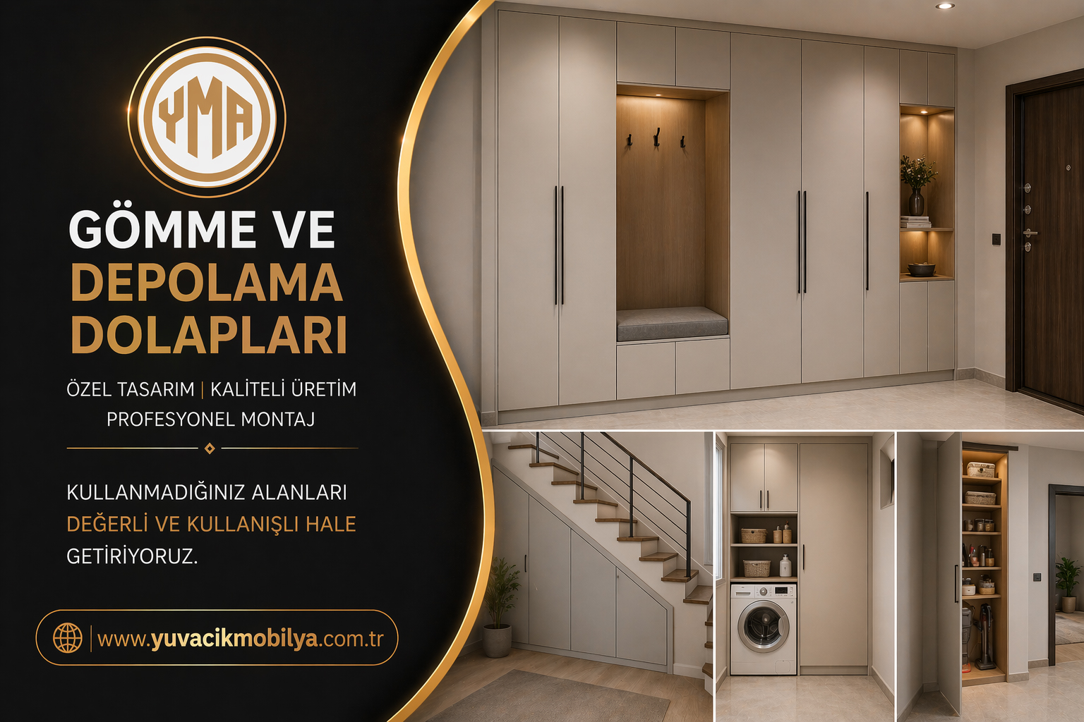 Kocaeli İzmit Yuvacık Mobilya Gömme Dolaplar