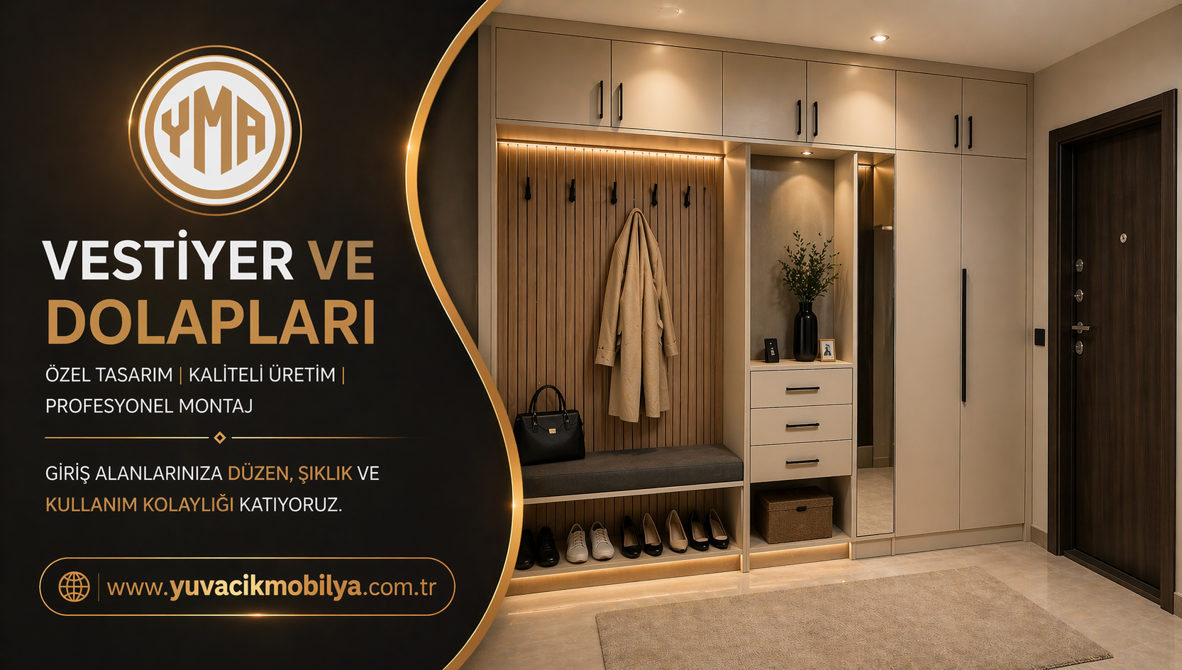Kocaeli İzmit Yuvacık Mobilya Vestiyer